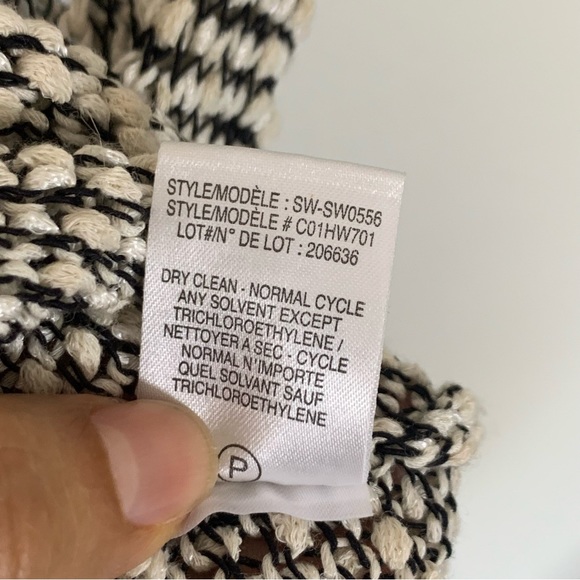 Helmut Lang Knit Linen Blend Sleeveless Scoop Neck Hi-Low Hem Top size Small - Picture 9 of 11